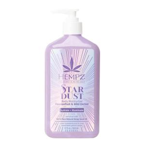 imageHempz NEW Star Dust Body Lotion Iridescent Glow Shimmer Passionfruit and Wild Orchid Hydrating and Nourishing Moisturizer 17 oz