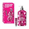 imageHempz Festive Mint Hydration Pink Peppermint Meringue Gift Set Body Loton and Lip Balm Duo Limited Edition 17 oz and 44 oz
