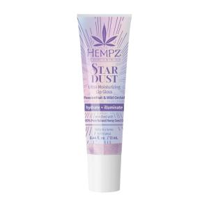 imageHempz Star Dust Lip Gloss Iridescent Glow Shimmer Passionfruit and Wild Orchid Hydrating Balm 44 oz