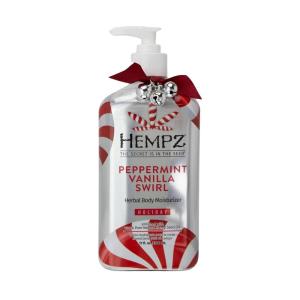imageHempz Limited Edition Lotion Peppermint Vanilla Swirl Herbal Body Moisturizer 17 oz17 Fl Oz Pack of 1