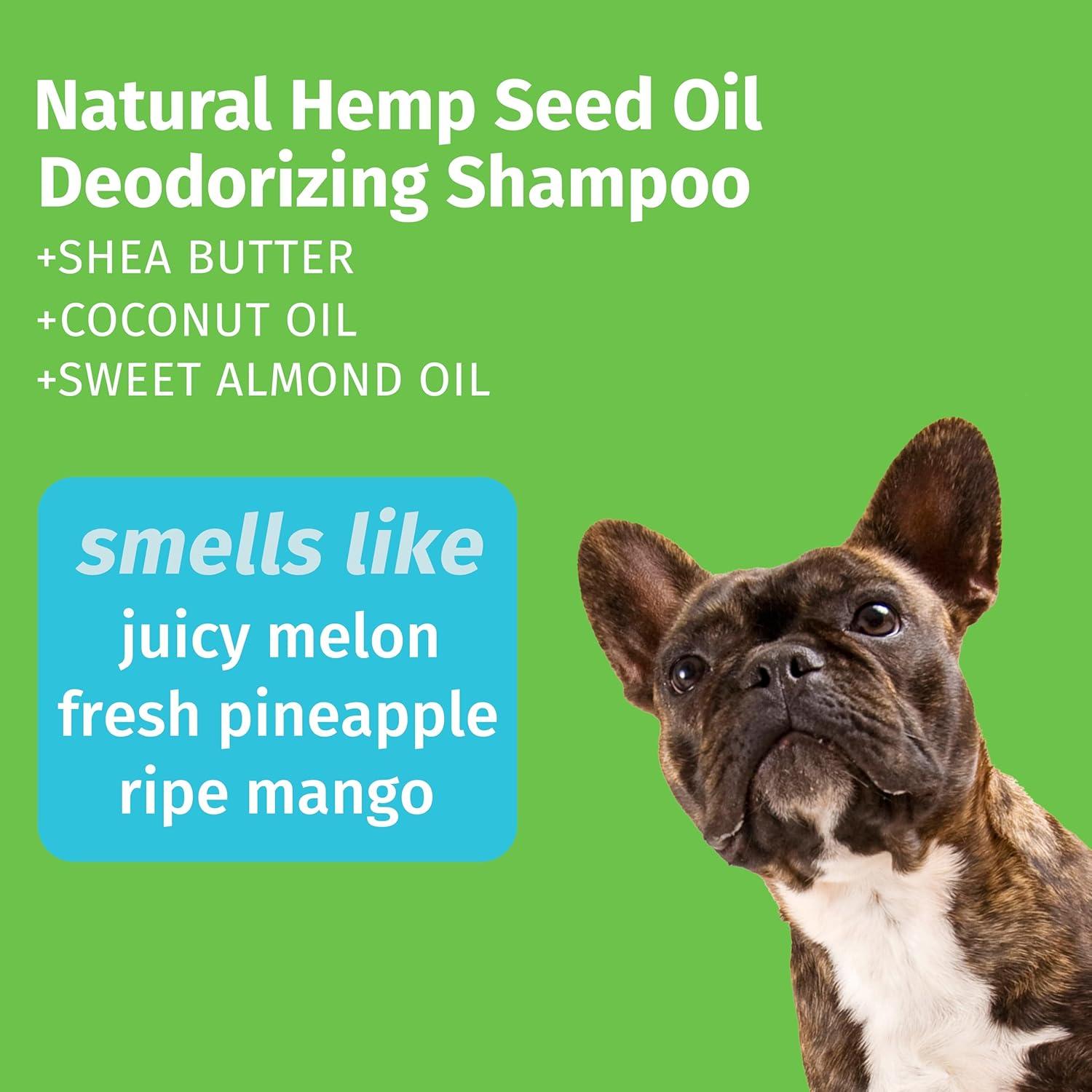 imageHempz Petz Dog Shampoo Sweet Pineapple Deodorizing Shampoo Cleans Conditions ampamp Moisturizes 17 oz