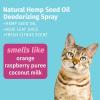 imageHempz Petz Cat Deodorizing Spray Pet Cologne Creamy Orange ampamp Red Raspberry Deodorizing Spray 85 fl oz