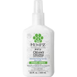 imageHempz Petz Cat Deodorizing Spray Pet Cologne Creamy Orange ampamp Red Raspberry Deodorizing Spray 85 fl oz