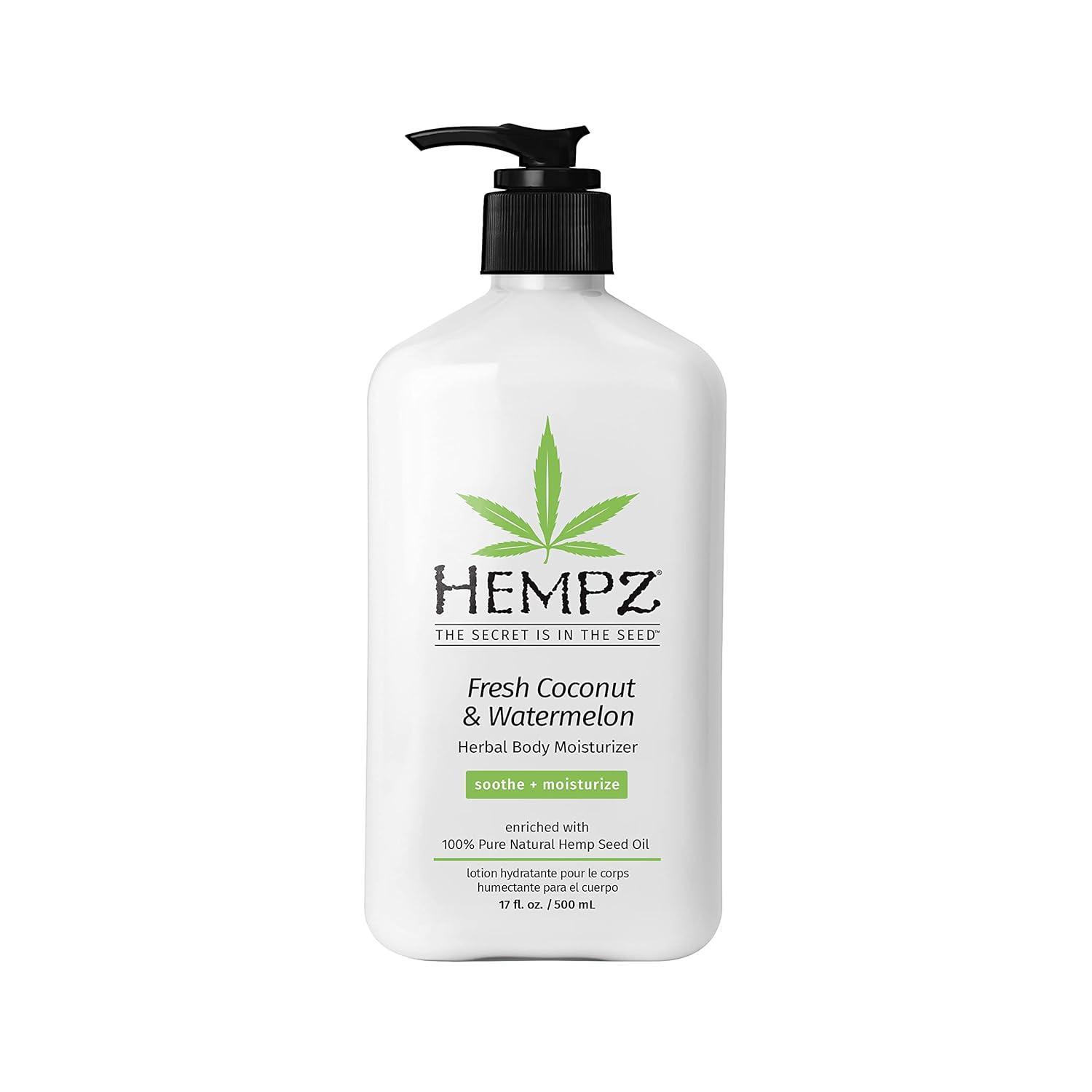 imageHempz Mini Whipped Vanilla ampamp Coconut Cream Body ampamp Hand Lotion 225 ozCoconut  Watermelon