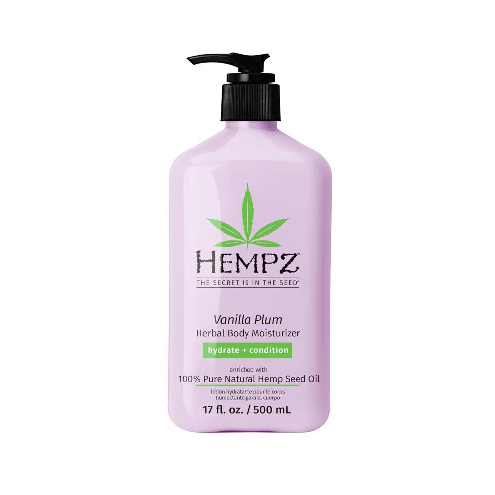 imageHempz Mini Whipped Vanilla ampamp Coconut Cream Body ampamp Hand Lotion 225 ozSatsuma Plum  Lily of the Valley Vanilla