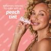 image:imageHempz Peach Tinted Lip Balm Hydrating Gloss for Dry Cracked Lips Juicy Peach Slices 44 floz