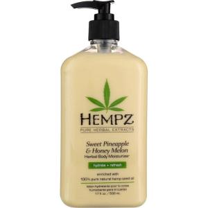 image:imageHempz Body Moisturizer Sweet Pineapple and Honey Melon 17 Ounce Pump 500ml Pack of 217 Fl Oz Pack of 2