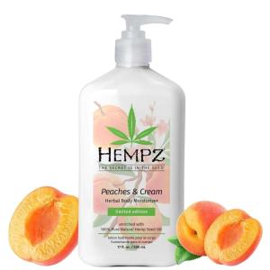 image:imageHempz Peaches amp Cream Herbal Body Moisturizer 17 ounces