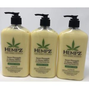 image:imageHempz Sweet Pineapple amp Honey Melon Lotion 3 Pack 17oz Each