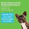 image:imageHempz Petz Dog Shampoo Creamy Citrus Orange amp Red Raspberry Herbal Deodorizing Cleanser 17 ozSweet Pineapple  Honey Melon Deodorizing