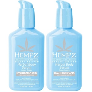 image:imageHempz TravelSize Body Serum Beauty Actives Ocean Breeze with Hyaluronic Acid Lightweight aftersun care vacation essential TSA approved 225 oz Pack of 2