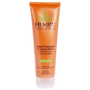 image:imageHempz Triple Moisture Herbal Whipped Creme Body Wash 85 oz  Scented Shower Gel for Women and Men Unisex Personal Care Products  ParabenFree AntiAging Bath Soap that Hydrates and Gently CleansesSweet Pineapple  Honey Melon