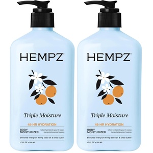 image:imageHempz Triple Moisture Body Moisturizer17 Oz  Hydrating Lotion Rich with MineralsVitamin Camp Hempseed Oil to Nourish amp Repair Extremely Dry or Sensitive Skin for BodyPack of 2