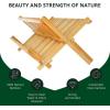 imageROYAL CRAFT WOOD Bamboo 2 Tier Dish Drying Rack  Collapsible Dish Drainer Utensil Rack and Best Dish Holder for Kitchen Countertop