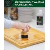 imageROYAL CRAFT WOOD Cutting Board Oil and Wax Applicator for Food Grade Mineral Oil  Round Bamboo Applicator for Wood Cutting Boards Butcher Blocks Utensils Small