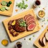 imageROYAL CRAFT WOOD Luxurious House Warming Gifts for New Home  Basket for FirstNew Home Owner Set with Cutting Board Towel Apron  Ideal Welcome and Housewarming Presents for HomeownersNatural