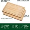 imageROYAL CRAFT WOOD Luxurious House Warming Gifts for New Home  Basket for FirstNew Home Owner Set with Cutting Board Towel Apron  Ideal Welcome and Housewarming Presents for HomeownersNatural