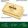 imageROYAL CRAFT WOOD Luxurious House Warming Gifts for New Home  Basket for FirstNew Home Owner Set with Cutting Board Towel Apron  Ideal Welcome and Housewarming Presents for HomeownersNatural