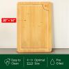 imageROYAL CRAFT WOOD Luxurious House Warming Gifts for New Home  Basket for FirstNew Home Owner Set with Cutting Board Towel Apron  Ideal Welcome and Housewarming Presents for HomeownersNatural