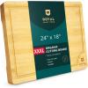 imageROYAL CRAFT WOOD Luxurious House Warming Gifts for New Home  Basket for FirstNew Home Owner Set with Cutting Board Towel Apron  Ideal Welcome and Housewarming Presents for HomeownersNatural