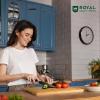 imageROYAL CRAFT WOOD Luxurious House Warming Gifts for New Home  Basket for FirstNew Home Owner Set with Cutting Board Towel Apron  Ideal Welcome and Housewarming Presents for HomeownersNatural