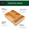 imageROYAL CRAFT WOOD Luxury Bamboo Jewelry Storage Chest  MultiUse Wooden Treasure Chest Set 5 Boxes for Jewelry and Home Organization3 Boxes
