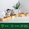 imageROYAL CRAFT WOOD Luxury Bamboo Jewelry Storage Chest  MultiUse Wooden Treasure Chest Set 5 Boxes for Jewelry and Home Organization5 Boxes