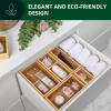 imageROYAL CRAFT WOOD Luxury Bamboo Jewelry Storage Chest  MultiUse Wooden Treasure Chest Set 5 Boxes for Jewelry and Home Organization5 Boxes