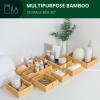 imageROYAL CRAFT WOOD Luxury Bamboo Jewelry Storage Chest  MultiUse Wooden Treasure Chest Set 5 Boxes for Jewelry and Home Organization8 Boxes