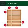 imageROYAL CRAFT WOOD Luxury Bamboo Jewelry Storage Chest  MultiUse Wooden Treasure Chest Set 5 Boxes for Jewelry and Home Organization8 Boxes