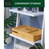 imageROYAL CRAFT WOOD Shower Caddy Shelf 2Pack  Adhesive NoDrill Rustproof Bathroom Organizer Large Capacity Shower Shelves for Home ampamp Bathroom DecorNatural Classic