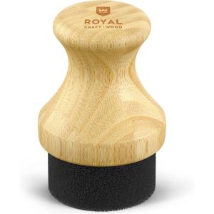 imageROYAL CRAFT WOOD Cutting Board Oil and Wax Applicator for Food Grade Mineral Oil  Round Bamboo Applicator for Wood Cutting Boards Butcher Blocks Utensils Small