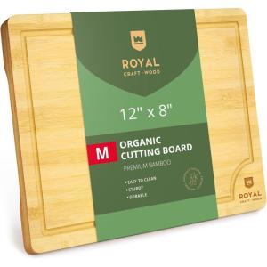 imageROYAL CRAFT WOOD Luxurious House Warming Gifts for New Home  Basket for FirstNew Home Owner Set with Cutting Board Towel Apron  Ideal Welcome and Housewarming Presents for HomeownersNatural