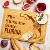 imageBamboo State Cutting Board for Kitchen  New York Cheese Board Charcuterie Platter ampamp Serving Tray 15quot x 10quotFlorida