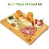 imageBamboo State Cutting Board for Kitchen  New York Cheese Board Charcuterie Platter ampamp Serving Tray 15quot x 10quotFlorida