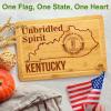 imageBamboo State Cutting Board for Kitchen  New York Cheese Board Charcuterie Platter ampamp Serving Tray 15quot x 10quotKentucky