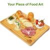 imageBamboo State Cutting Board for Kitchen  New York Cheese Board Charcuterie Platter ampamp Serving Tray 15quot x 10quotNew York