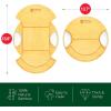 imageROYAL CRAFT WOOD Bamboo Charcuterie Boards  Cheese Board Set with 2 Sauce Bowls 4 Knives  Unique Charcuterie Board ampamp Serving Tray  House Warming Gifts New Home GiftsRound Expandable
