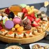 imageROYAL CRAFT WOOD Charcuterie and Cheese Board  Large Bamboo Cheese Board  Serving Tray Platter  House Warming Gifts New Home Gifts for Dad Fathers Day Dad Gifts from Daughter Son Wife  155quotx10quotRound NonExpandable