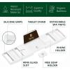 imageROYAL CRAFT WOOD Premium Foldable Bathtub Tray  Wood Bath Tray for Tub Bamboo Bathtub Shelf Expandable Bath Table Tray Luxury Bathtub ampamp Bathroom Accessories for New Home ampamp Unique Gift for Women