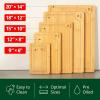 imageWooden Cutting Boards for Kitchen Meal Prep ampamp Serving  Bamboo Wood Cutting Board Set  Charcuterie ampamp Chopping Butcher Block for Meat  Kitchen Gadgets GiftNatural