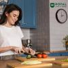 imageWooden Cutting Boards for Kitchen Meal Prep ampamp Serving  Bamboo Wood Cutting Board Set  Charcuterie ampamp Chopping Butcher Block for Meat  Kitchen Gadgets GiftNatural