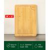 imageWooden Cutting Boards for Kitchen Meal Prep ampamp Serving  Bamboo Wood Cutting Board Set  Charcuterie ampamp Chopping Butcher Block for Meat  Kitchen Gadgets GiftNatural