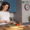 imageWooden Cutting Boards for Kitchen Meal Prep ampamp Serving  Bamboo Wood Cutting Board Set  Charcuterie ampamp Chopping Butcher Block for Meat  Kitchen Gadgets GiftNatural