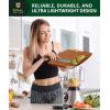 imageWooden Cutting Boards for Kitchen Meal Prep ampamp Serving  Bamboo Wood Cutting Board Set  Charcuterie ampamp Chopping Butcher Block for Meat  Kitchen Gadgets GiftBrown
