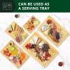 imageWooden Cutting Boards for Kitchen Meal Prep ampamp Serving  Bamboo Wood Cutting Board Set  Charcuterie ampamp Chopping Butcher Block for Meat  Kitchen Gadgets GiftNatural
