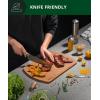 imageWooden Cutting Boards for Kitchen Meal Prep ampamp Serving  Bamboo Wood Cutting Board Set  Charcuterie ampamp Chopping Butcher Block for Meat  Kitchen Gadgets GiftBrown