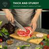 imageWooden Cutting Boards for Kitchen Meal Prep ampamp Serving  Bamboo Wood Cutting Board Set  Charcuterie ampamp Chopping Butcher Block for Meat  Kitchen Gadgets GiftNatural