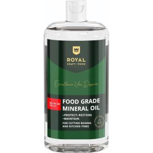 imageROYAL CRAFT WOOD Food Grade Mineral Oil for Bamboo and Wooden Cutting Boards and Kitchen Utensils ampamp Supplies Premium Grade Nourishing Cutting Board Oil Cleanser 101 Fl Oz