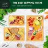 imageROYAL CRAFT WOOD Bamboo Cutting Board Set with Juice Groove 3 Pieces and Cutting Board Organizer